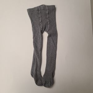 Condor Grey Ribbed Tights sz 2